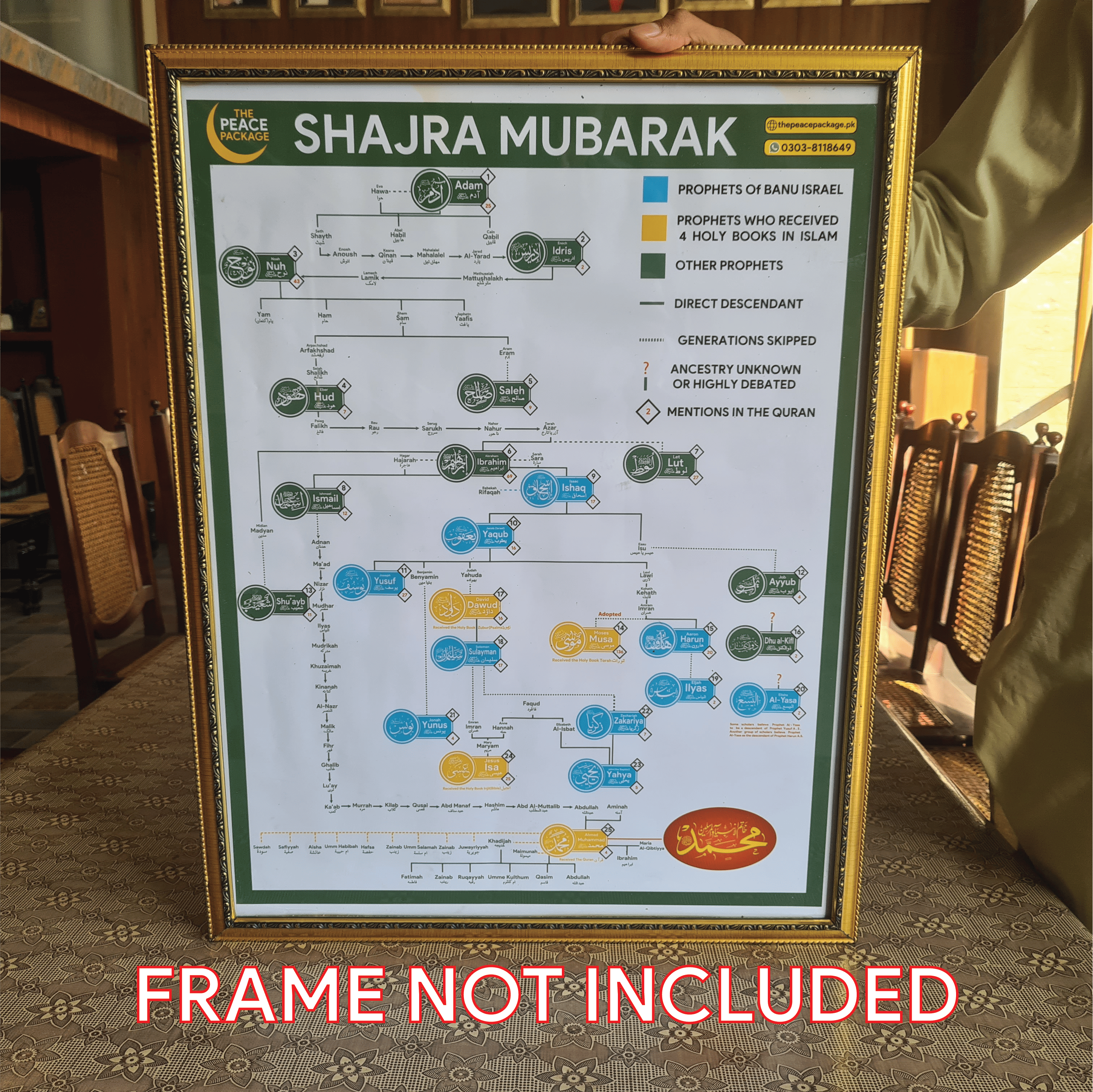 Shajra Mubarak Chart - Buy 1 Get 1 Free