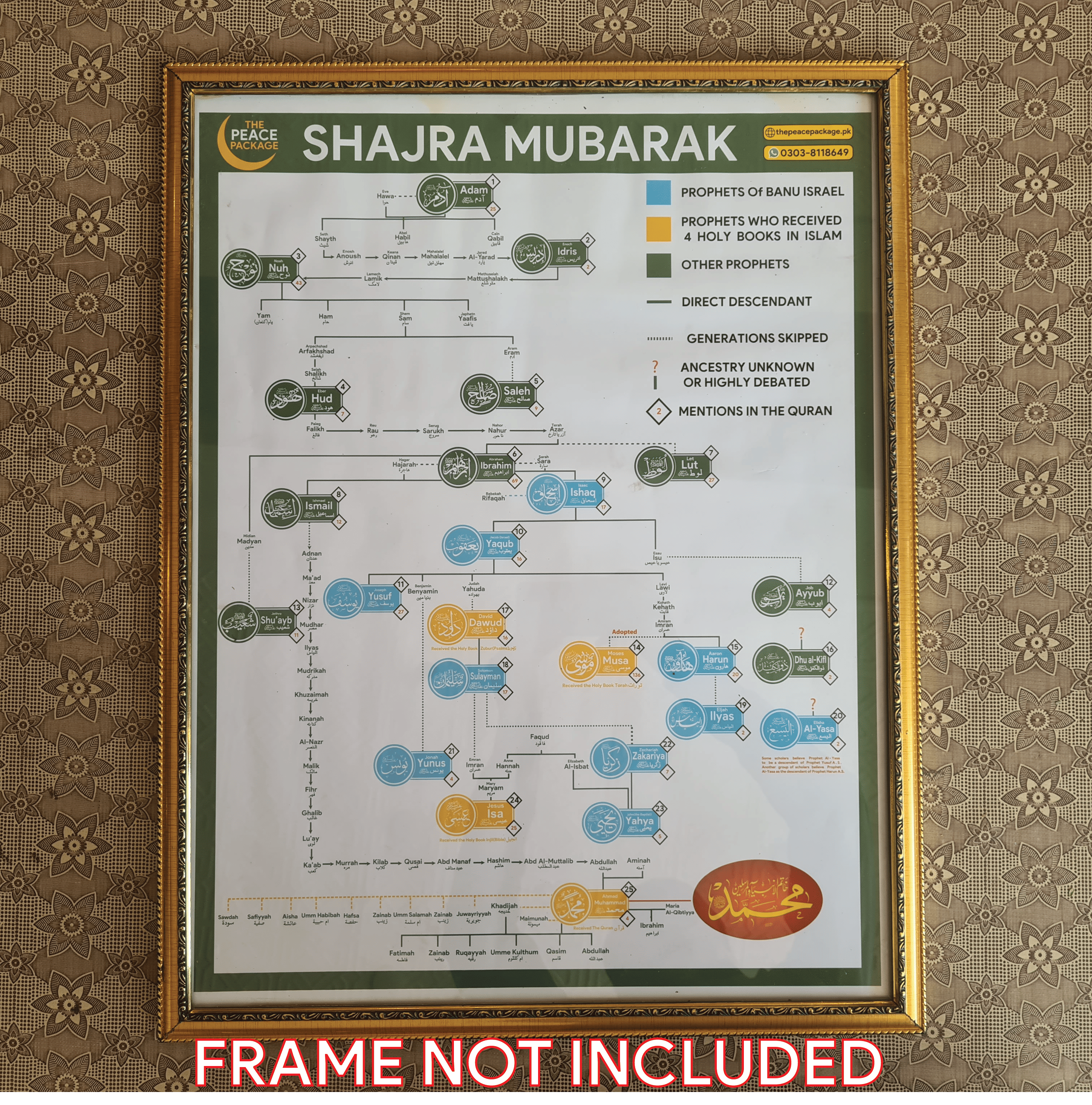 Shajra Mubarak Chart - Buy 1 Get 1 Free