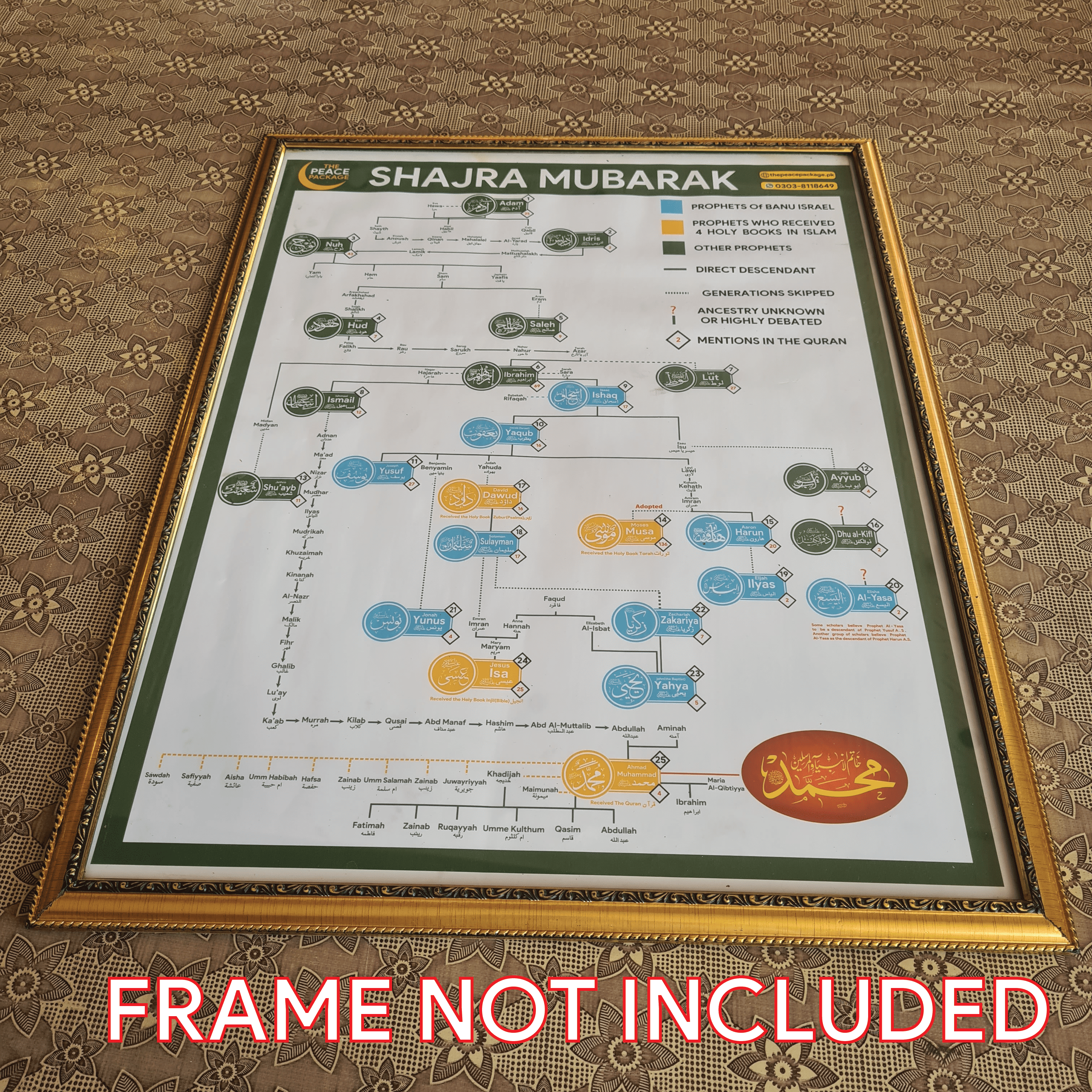 Shajra Mubarak Chart - Buy 1 Get 1 Free