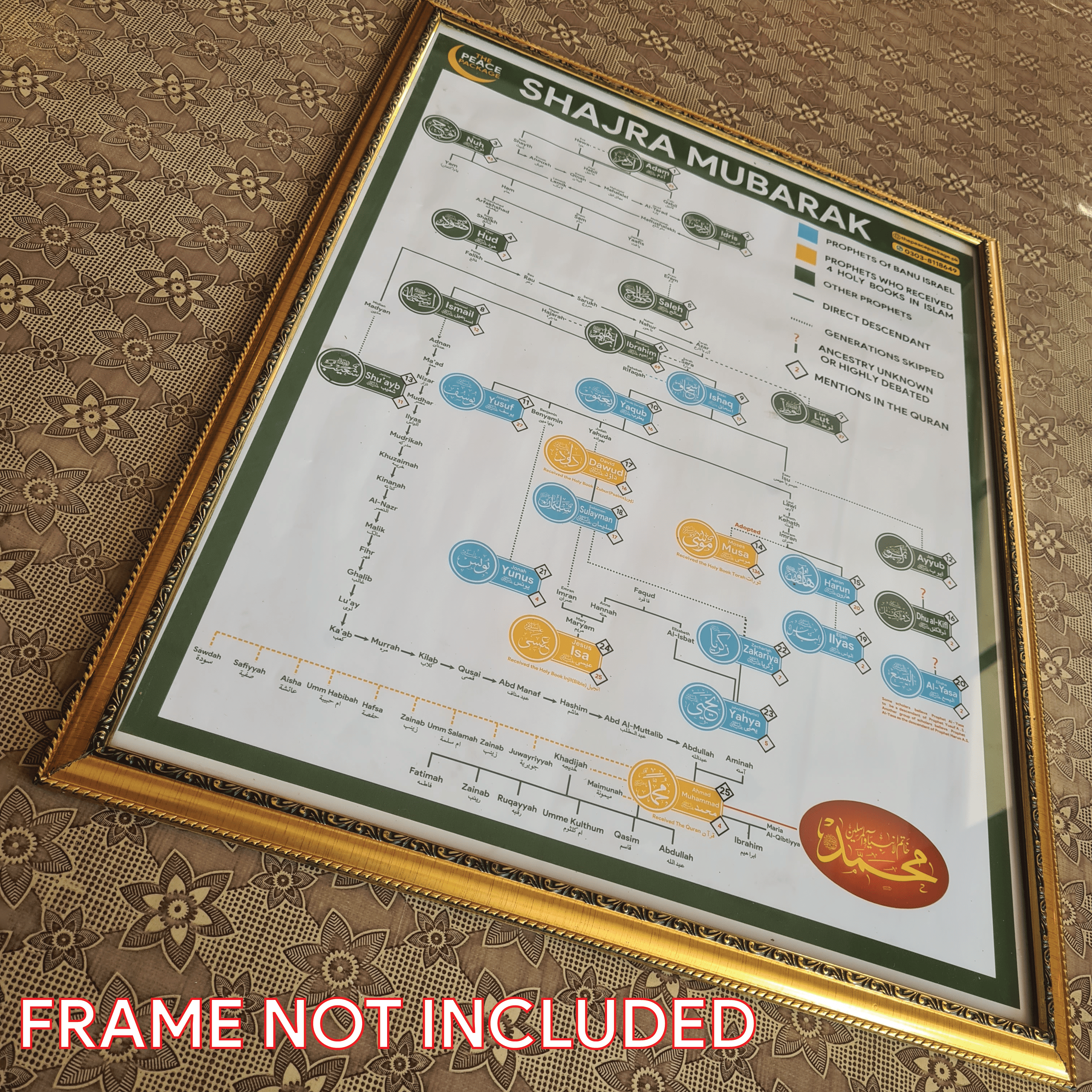 Shajra Mubarak Chart - Buy 1 Get 1 Free